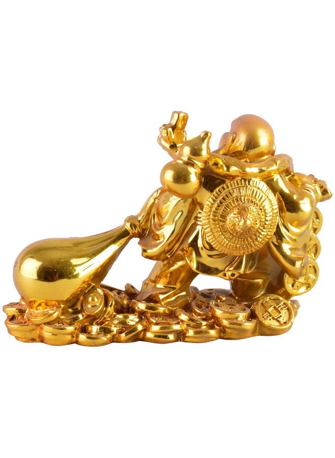 RIPE INDIA Products Vastu/Feng Shui Laughing Buddha with Potli for Health, Wealth and Happiness, Good Luck & Brings Prosperity, Success and Financial Gains to The House - Image 2