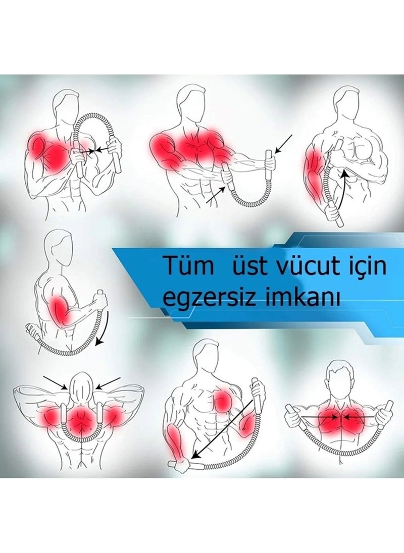 CK Spor معدات تمرين تطوير عضلات الصدر والذراع والمعصم والكتف من سي كي الرياضية  - Image 5