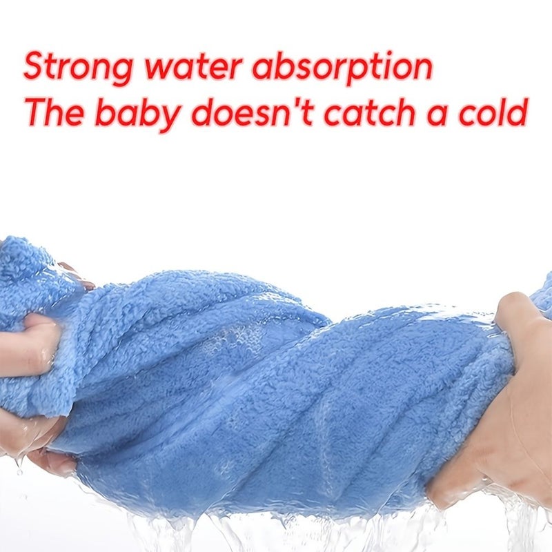 Pink Cat Baby Kids Bath Towel Soft Absorbent Fiber Material - Image 2