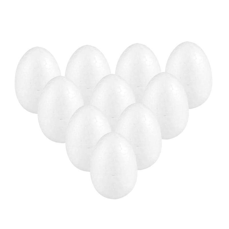 10 Blank Craft Eggs For Painting Easter Decor Kids Art Projects Family Fun - Image 2