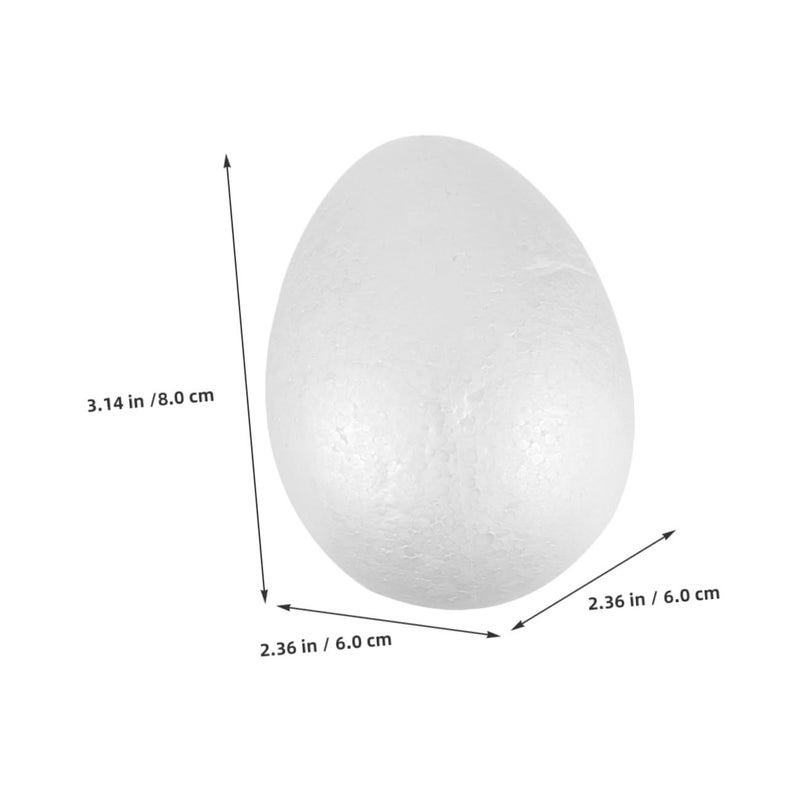 10 Blank Craft Eggs For Painting Easter Decor Kids Art Projects Family Fun - Image 3