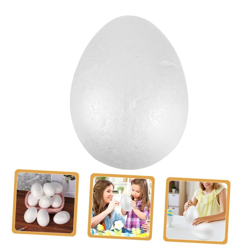10 Blank Craft Eggs For Painting Easter Decor Kids Art Projects Family Fun - Image 4