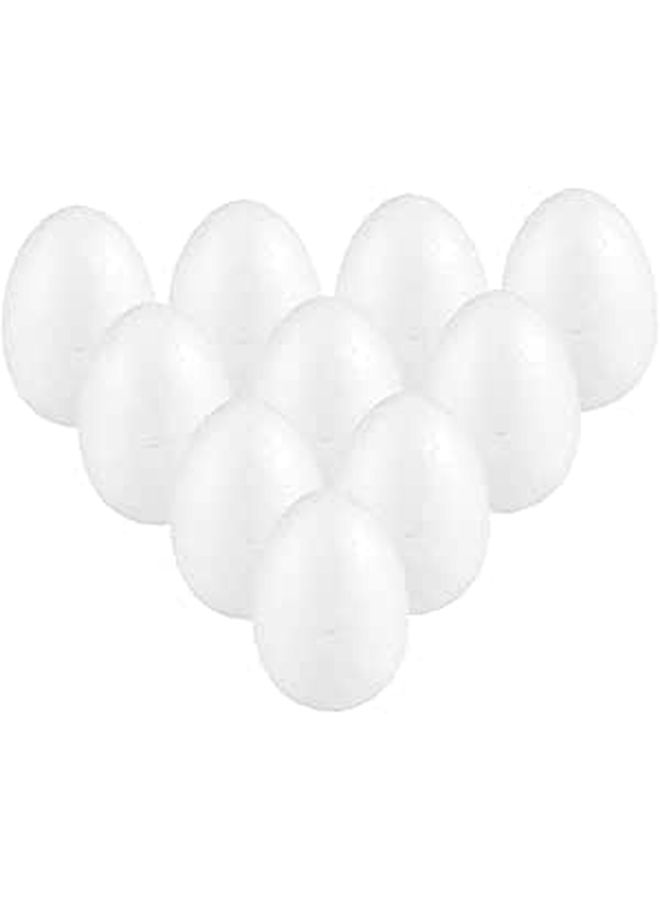 10 Blank Craft Eggs For Painting Easter Decor Kids Art Projects Family Fun - Image 1