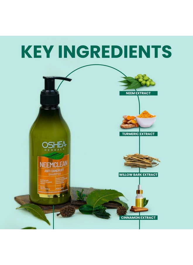 OSHEA - Herbals Neemclean Anti Dandruff Shampoo-300Ml - Image 1