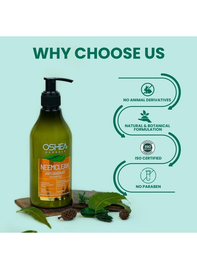 OSHEA - Herbals Neemclean Anti Dandruff Shampoo-300Ml - Image 1