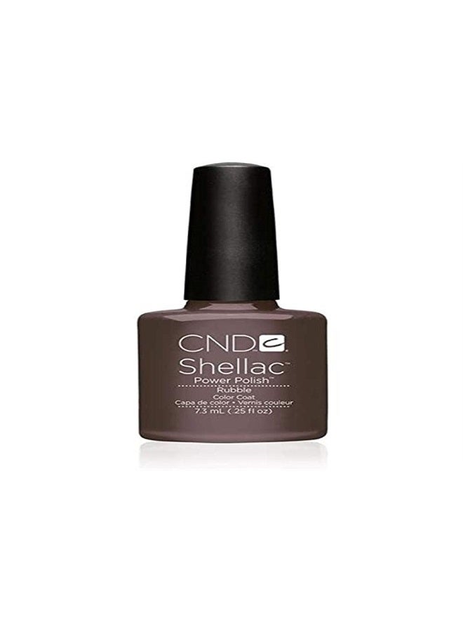 CND Shellac Gel Nail Polish, Long-lasting NailPaint Color with Curve-hugging Brush, Nude/Brown/Tan Polish, 0.25 fl oz - Image 1