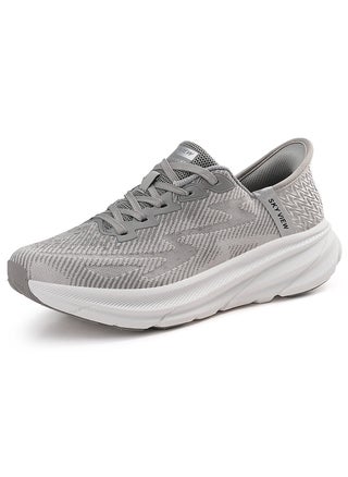 Athlesiure Supportive Men And Women Hands Free Slip-ins Running Shoes Unisex Cushioned Breathable Athletic Fashion Sneakers Non Slip Walking Tennis Shoes Grey - pzsku/Z302064AEE33C077CFBD7Z/45/_/1734940331/ca53dc87-7f1f-4a8c-b877-1070eb94ee18