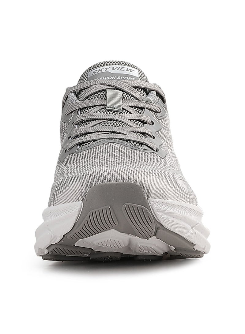 Sky View Athlesiure Supportive Men And Women Hands Free Slip-ins Running Shoes Unisex Cushioned Breathable Athletic Fashion Sneakers Non Slip Walking Tennis Shoes Grey - Image 3