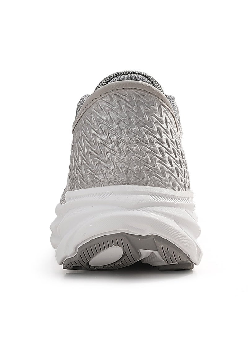 Sky View Athlesiure Supportive Men And Women Hands Free Slip-ins Running Shoes Unisex Cushioned Breathable Athletic Fashion Sneakers Non Slip Walking Tennis Shoes Grey - Image 4