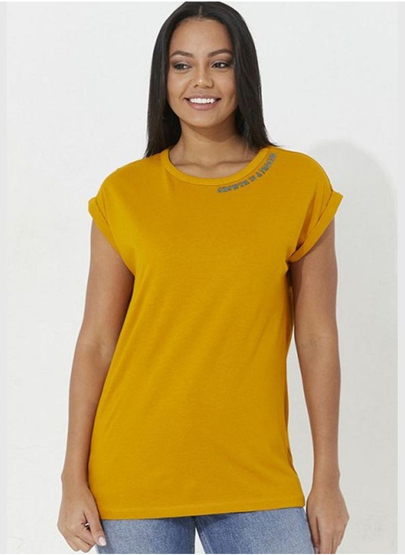 Aeropostale Short Sleeve with Embroidery On Neck Print At Back T-Shirt  - Image 1