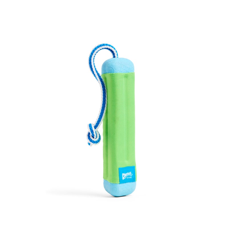 Chuckit! Amphibious Bumper Fetch Stick Toy for Dogs - Floats in Water - Interactive Dog Toys to Keep Them Busy - Made From Tough Rubber, Nylon, and Foam - Non-Slip Rope Handle - Size Medium - Image 1