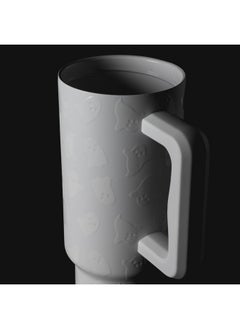 Simple Modern Simple Modern Halloween 40 oz Tumbler with Handle and Straw Lid | Leak-Proof Insulated Stainless Steel Water Bottle Travel Mug | Gifts for Women Men Him Her | Trek Signature | Cute Ghosts  - Image 2
