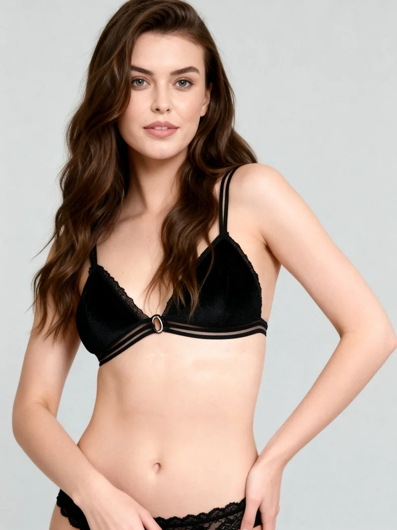 ليس اند مي  Women’s Seamless Bralette – Soft Fit Lounge & Casual Wear
