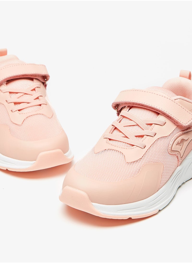 kangaROOS - Girls' Textured Sports Shoes with Hook and Loop Closure - Image 1