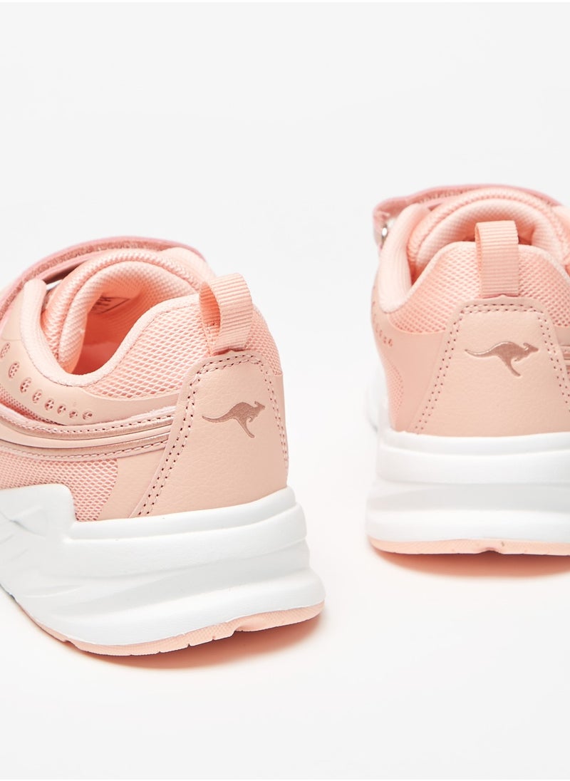 kangaROOS - Girls' Textured Sports Shoes with Hook and Loop Closure - Image 1