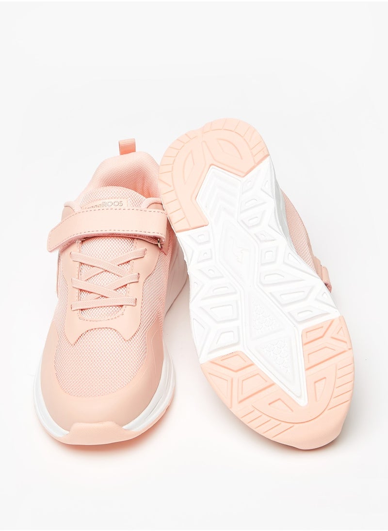 kangaROOS - Girls' Textured Sports Shoes with Hook and Loop Closure - Image 1