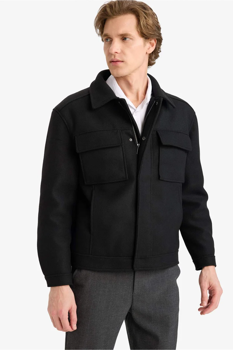 Defacto  Regular Fit Zippered Jacket for Men | Best Price UAE
