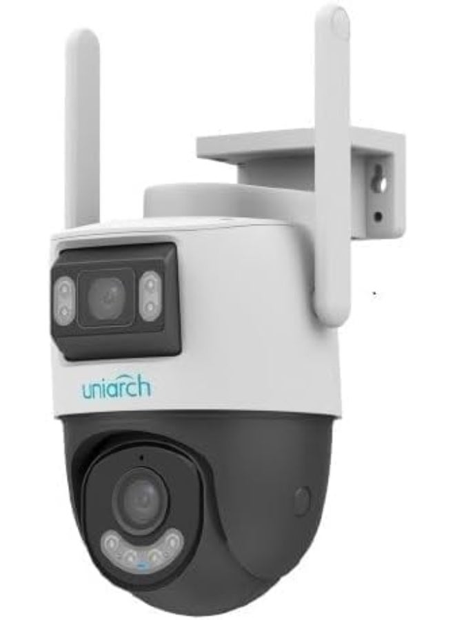 uniarch Uho-P2S-M33F34 Dual-Lens Wi-Fi PTZ Security Camera 3MP, Outdoor, 30m Night Vision, Two-Way Audio - Image 2