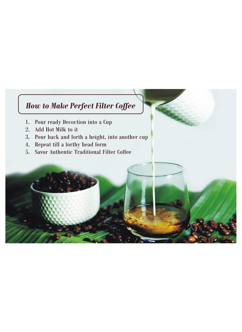 PAJAKA PAJAKA Madras Kaapi Kappi Maker - Stainless Steel Drip Coffee Brewer for South Indian Filter Coffee, 200 ML Capacity, Medium Size, 2-4 Cup Mug Decoction Dripper for Home & Kitchen  - Image 5