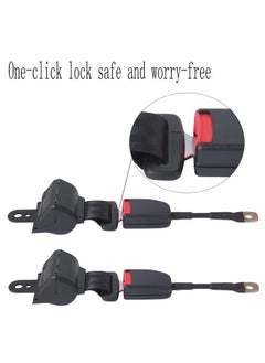 Podoy Upgraded Golf Cart Seat Belts Kit Universal Retractable For Golf Carts Compatible With E-Zgo Txt & Rxv Club Car Ds 42" Seat Belts Kit (Set Of 2)  - Image 3