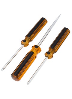 LAWAZIM Screwdriver Set 3 Piece |Phillips and Flat, Professional Cushion Grip|for a wide variety of projects and repairs in domestic appliances, furniture, automotive, factory.  - Image 1