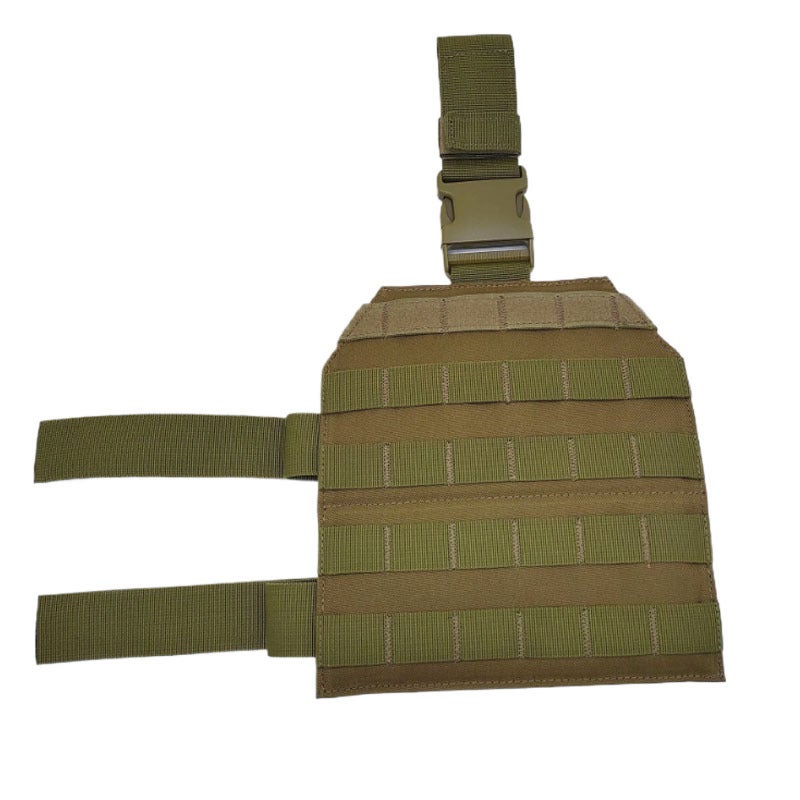 Generic Tactical Leg Pouch Molle Outdoor Sports Khaki 