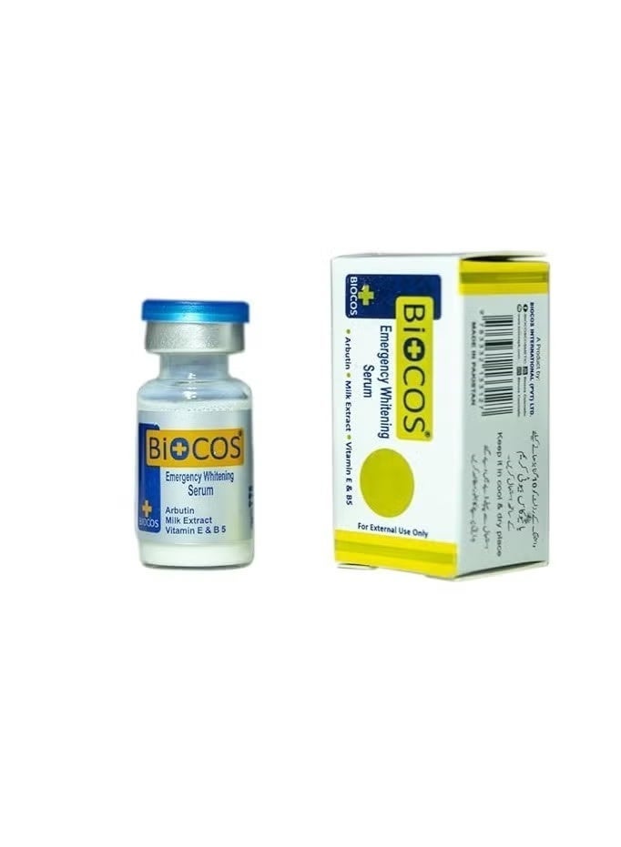 BIOCOS Emergency Whitening Serum and Beauty Soap for Brightens, Moisturizes & Clears Skin - 2 Pieces - Image 2