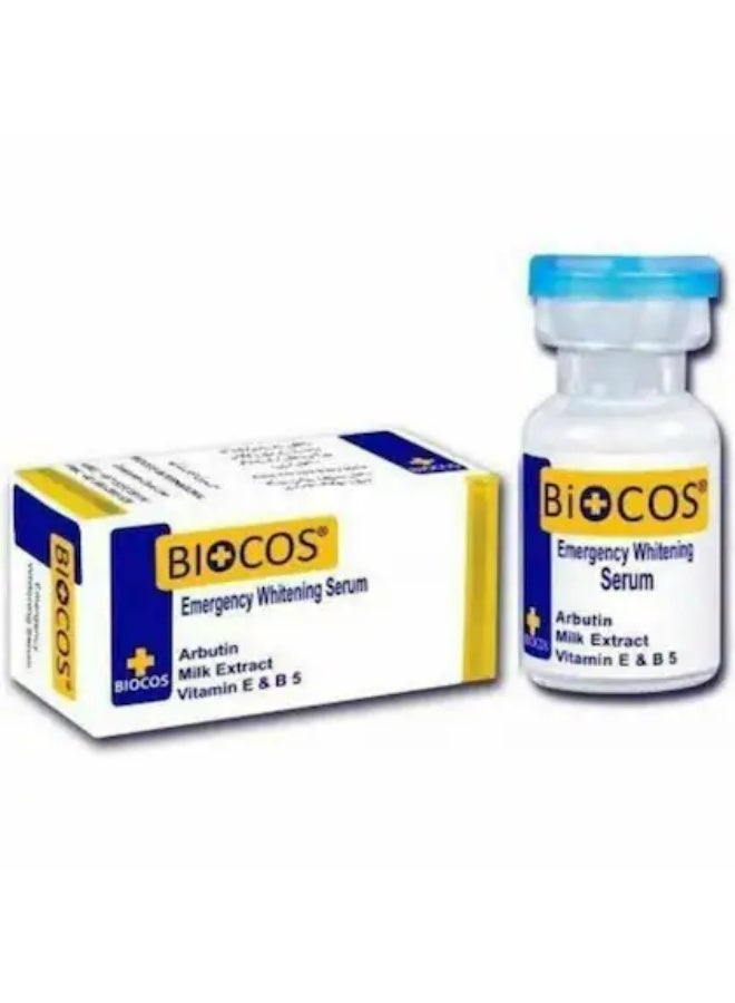 BIOCOS Emergency Whitening Serum and Beauty Soap for Brightens, Moisturizes & Clears Skin - 2 Pieces - Image 1