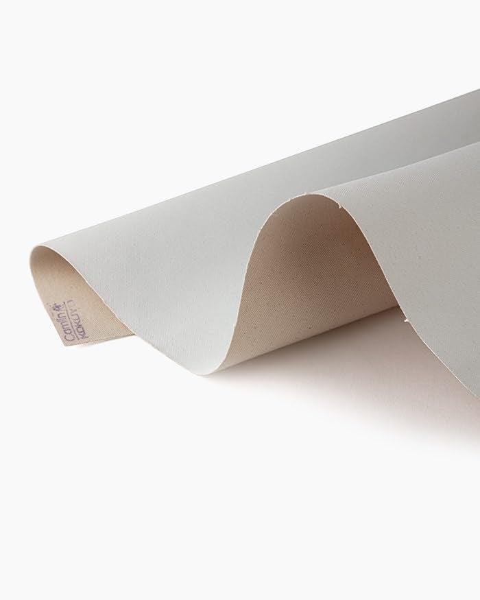 Camlin لفائف قماش قطنية احترافية من الجمل 52" × 5 متر (حبوب متوسطة) من أنمول آرت وفريمز - Image 4