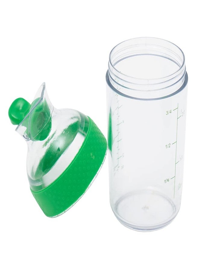 Home Basics Custom Salad Dressing Shaker by Home Basics | Screw on Lid with Comfort Grip | Silicone Sealed Spout | Perfect for Making, Mixing, Serving, and Storing Dressings and Marinades - Image 2