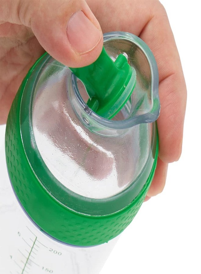 Home Basics Custom Salad Dressing Shaker by Home Basics | Screw on Lid with Comfort Grip | Silicone Sealed Spout | Perfect for Making, Mixing, Serving, and Storing Dressings and Marinades - Image 3