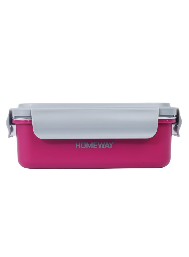 Homeway Stainless Steel Lunch Box 800 ML – Leak-Proof, Portable Food Container for Adults & Kids - Image 5