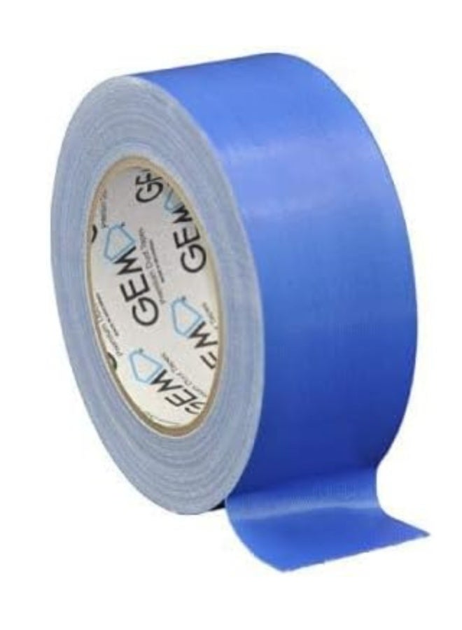 جم شريط لاصق دكت تيب جيم بريميوم، عرض 50 مم، طول 25 متر، لاصق قوي للغاية، لون أزرق كحلي - Image 2