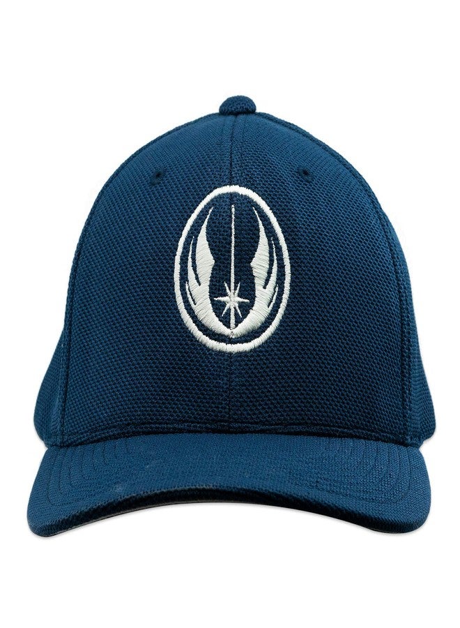 EvolveFISH SW Jedi Order Embroidered Adult Cool & Dry Sport Cap Hat - [Navy] - Image 1