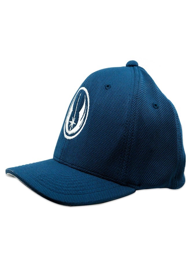 EvolveFISH SW Jedi Order Embroidered Adult Cool & Dry Sport Cap Hat - [Navy] - Image 2