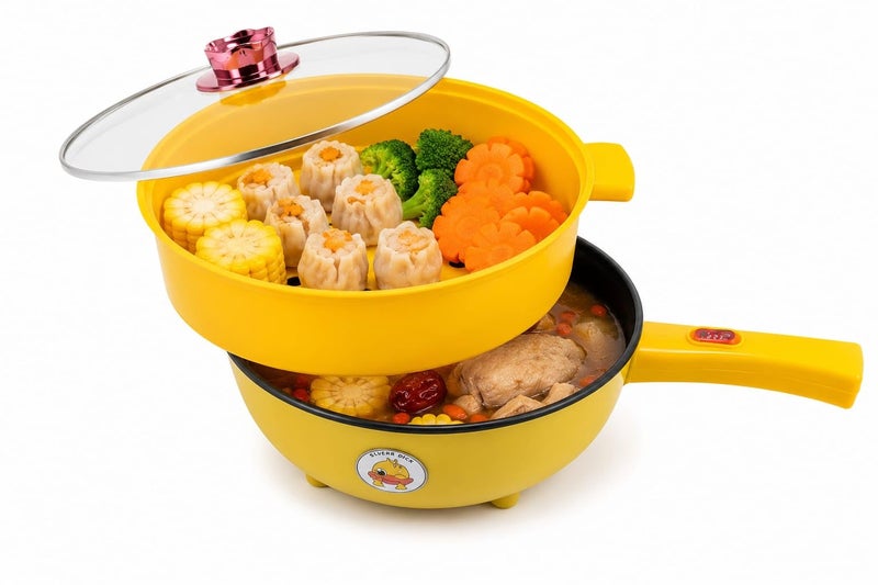 Multifunctional Electric Frying Pan for Cooking and Steaming - Image 1