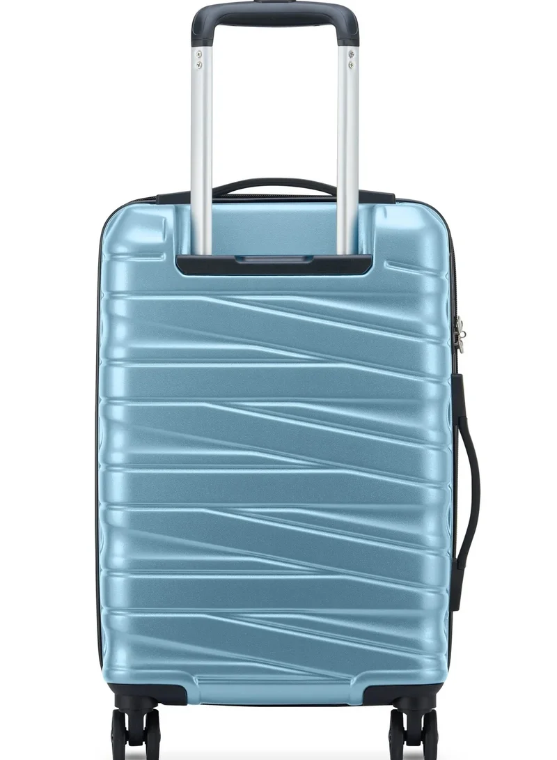 ديلسي _باريس حقيبة ترولي كابينة تيفاني 55 سم صلبة بعجلات مزدوجة قابلة للتوسيع أكوا