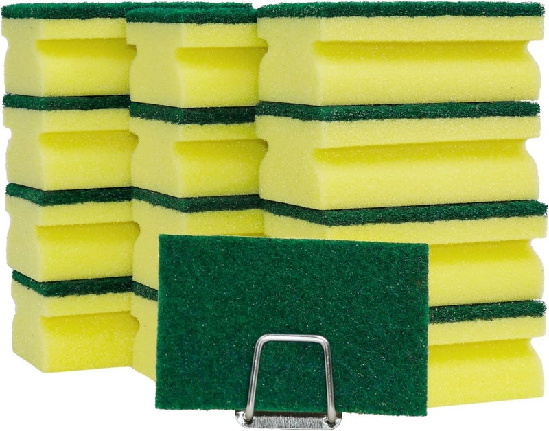 SILTOX Heavy Duty Cellulosic Scrub Sponge, Kitchen sponge | Dish sponge | Scrub | General Purpose Cleaning | Food Safe | Non-Rusting | Kitchen, Garage, Outdoor (8) - Image 3