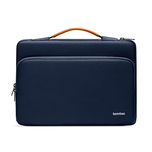 tomtoc 360 Protective Laptop Sleeve for 13.5-14.4 Inch Microsoft New Surface Laptop Studio/5/4/3/2/1, Surface Book 3/2/1, Water-Resistant Shockproof Notebook Accessory Carrying Case Bag, Blue - Image 1