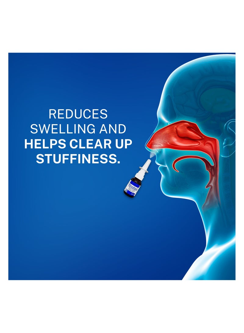 PJ PHARMA Rinofast Nasal Spray 20ml - Combat Cold, Flu, Congestion, Sneezing & Runny nose, Allergic Rhinitis and Sinusitis(Non drowsy, Steroid free) - Image 4