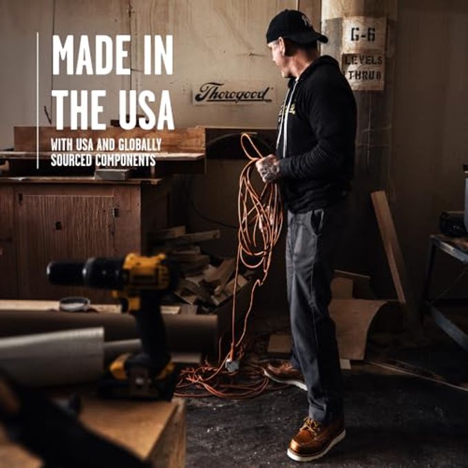 Thorogood American Heritage 8 Steel Toe Work Boots For Men Full-Grain Leather With Moc Toe, Slip-Resistant Wedge Outsole, And Comfort Insole; Eh Rated, Tobacco Oil-Tanned 10 D Us - Image 3