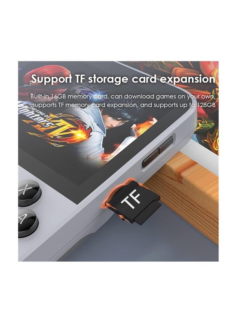 ELTRAZONE D007 Handheld Game Console Linux System 3.5-Inch IPS Screen Built-in 10000+ Classic Games Dual Joystick Portable Retro Gaming Device Expandable Storage Rechargeable Battery - Image 3