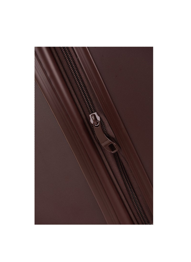 Track - Travel bags set of 3 pieces from Track, Hard - 30/25/20 inch, 4 wheels. Brown - Image 1