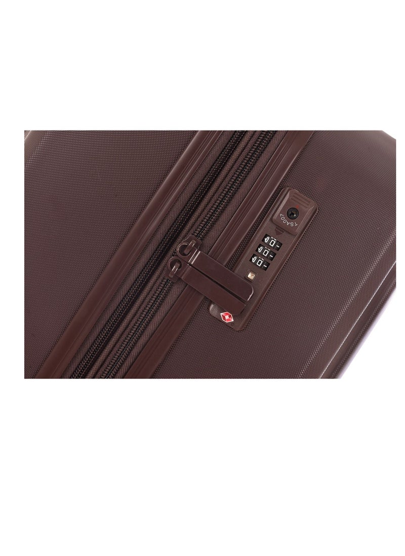 Track - Travel bags set of 3 pieces from Track, Hard - 30/25/20 inch, 4 wheels. Brown - Image 1