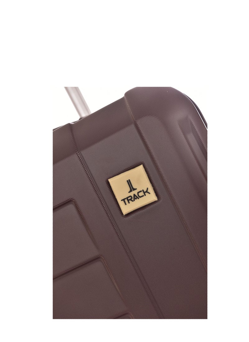 Track - Travel bags set of 3 pieces from Track, Hard - 30/25/20 inch, 4 wheels. Brown - Image 1