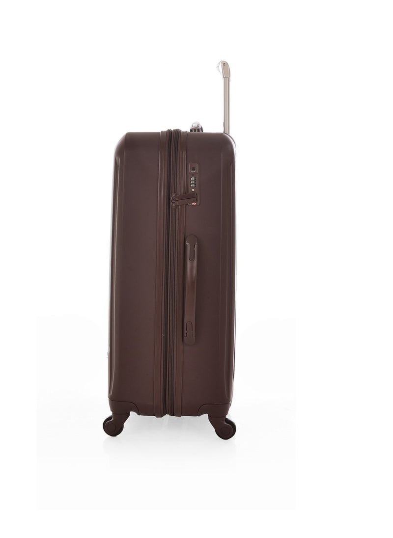 Track - Travel bags set of 3 pieces from Track, Hard - 30/25/20 inch, 4 wheels. Brown - Image 1