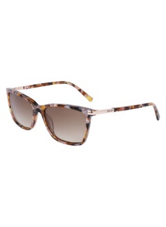 DKNY مستطيل كامل الحواف مصنوع من خلات Dkny Sun Dk539S 5516 (205) أحمر خدود سلحفاة/لؤلؤي  - Image 1