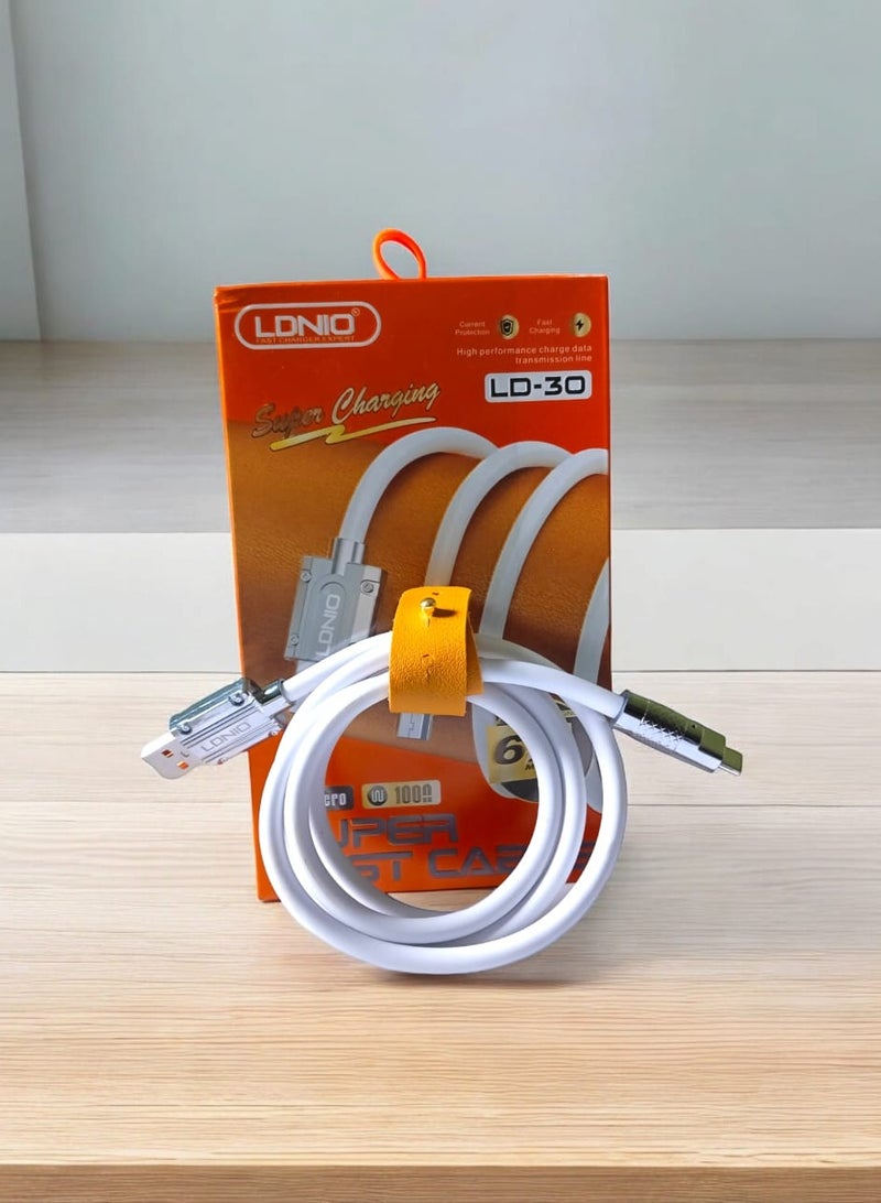 LDNIO Ultra Fast Charging 6A High Quality Micro Cable - Image 1