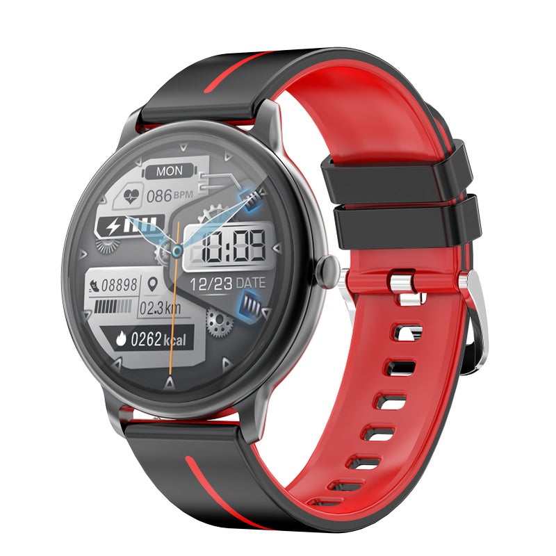 Smart Watch 1.43inch Round Full Touch Screen SmartWatch for Android iOS Phones Health Monitoring Intelligent Reminder Exercise Records - Image 1