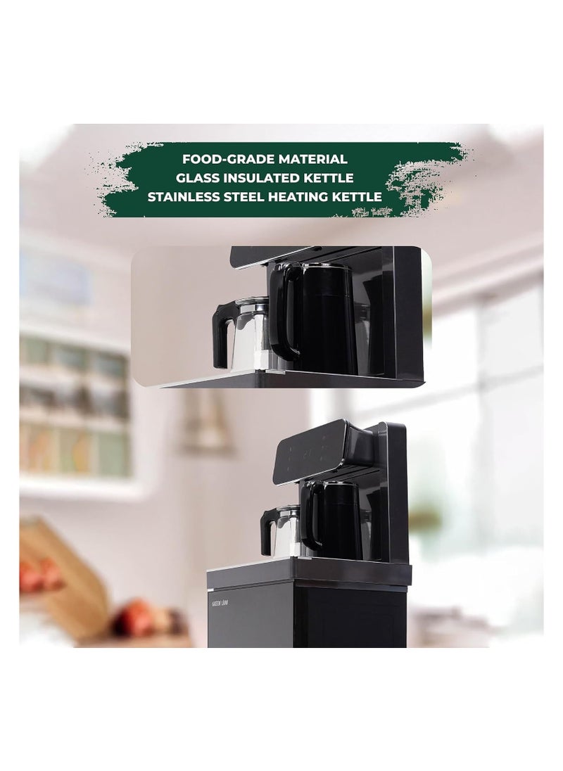 GREEN LION - Green Lion Smart Water Dispenser,1440W Power, 50-90°C Thermal Insulation, Hot & Cold Water, Double Cabinet Door, Remote Control, Child Safety Lock, and Tea Pot & Kettle Capacity of 1200ml - Image 1